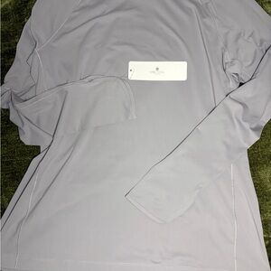 CRZ YOGA Men's Long Sleeve Gray Tee